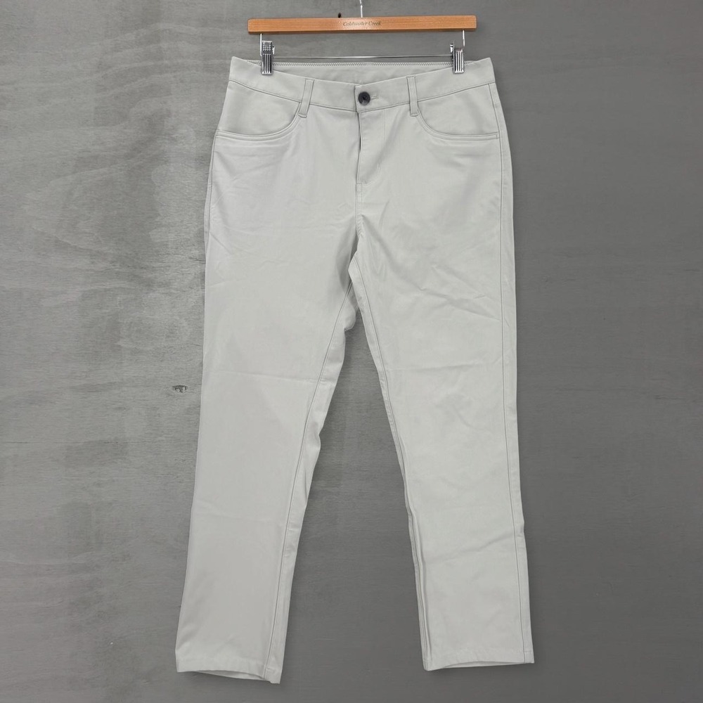 Vuori Meta Pants Grey Performance Technical Stretch Trousers 30 x 27